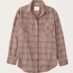 Oversized Flannel Shirt Jacket